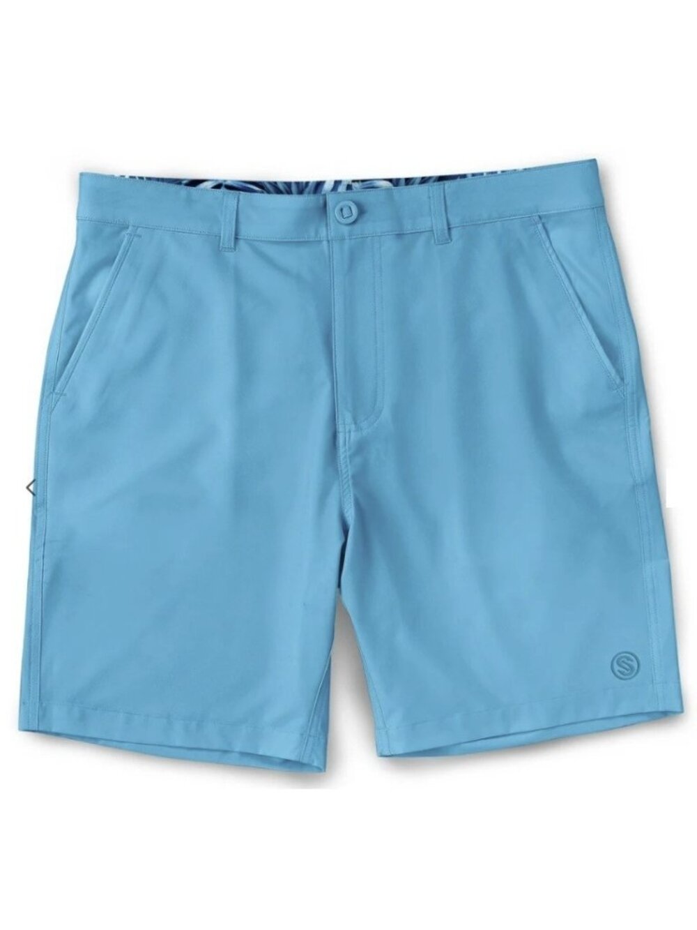 NEW Scales Men Size 34 All Tides Walk Shorts Light Blue Golf Bermuda Lightweight